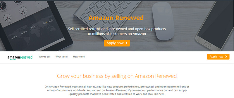 Amazon Renewed Homepage