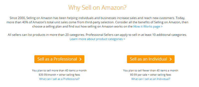 Amazon Seller Registration