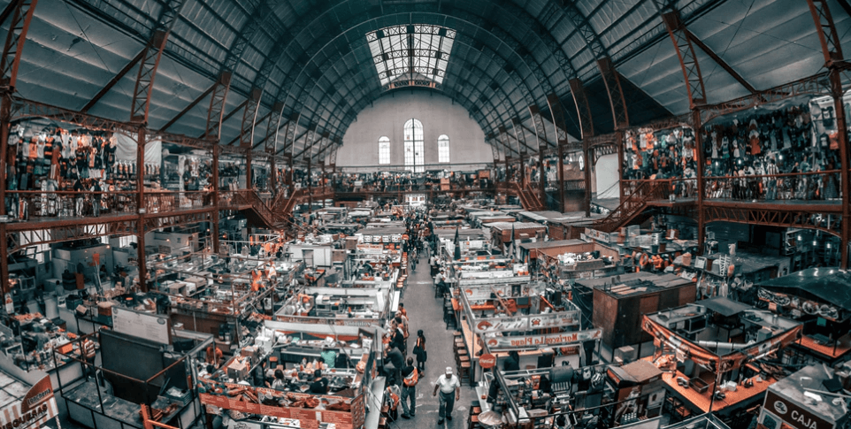 Guanajuato market that sells crafts and foods