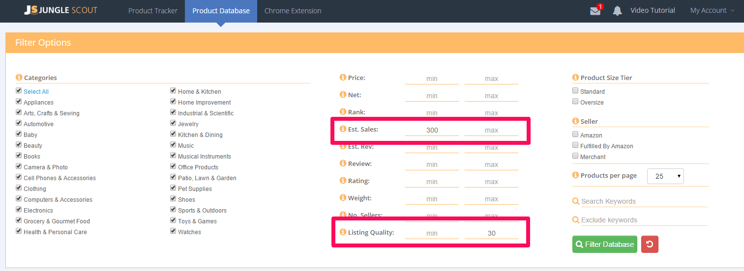 listing quality score