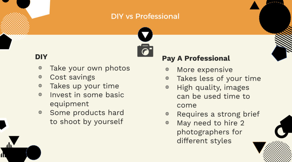 DIY photography vs hiring a professional