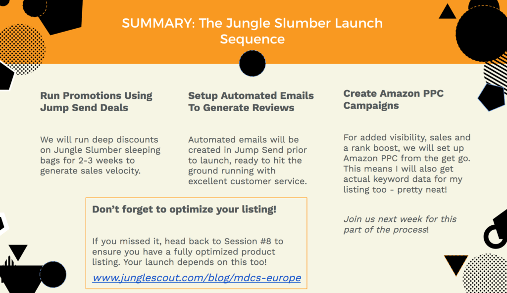 Jungle Slumber launch strategy
