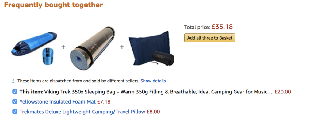 Frequently bought together on Amazon