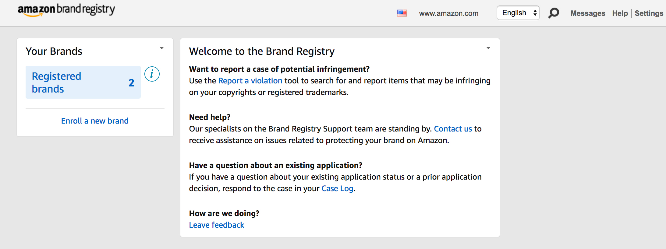 Welcome to brand registry 2.0
